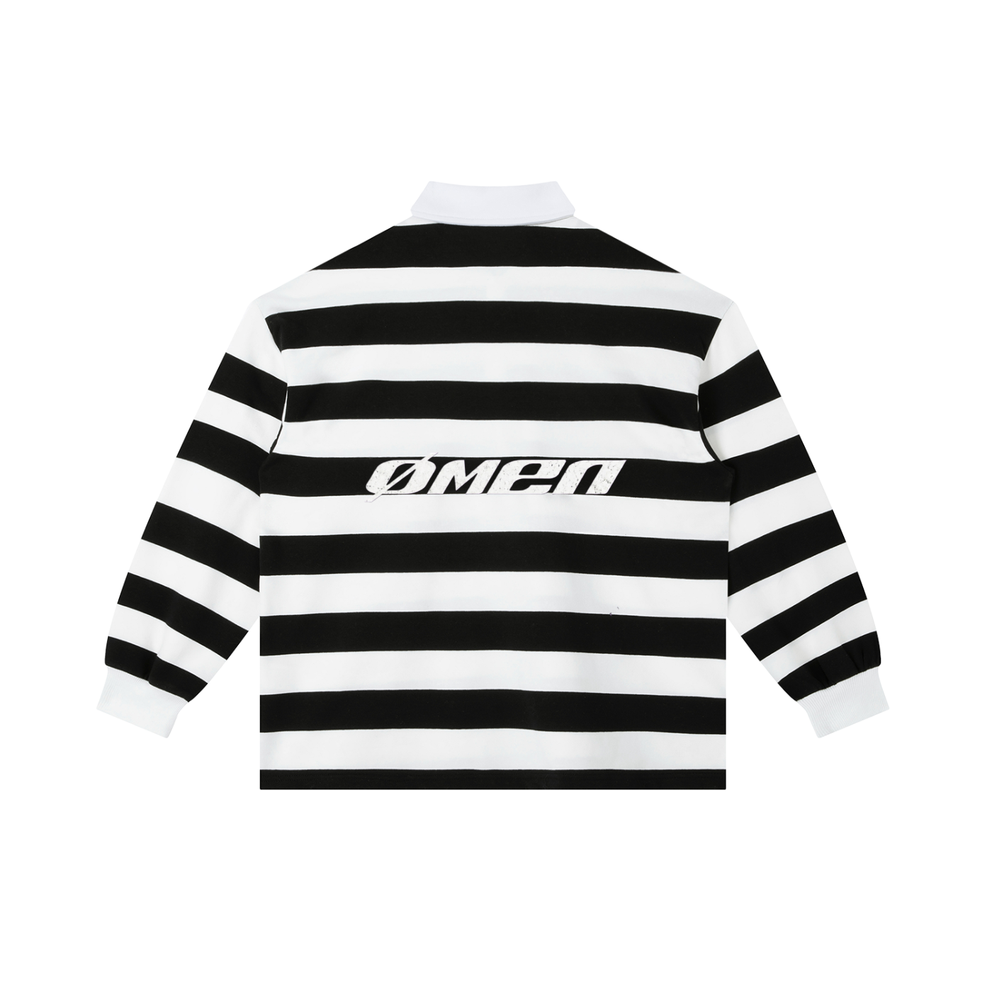 ØMEN STUDIOS Striped Rugby Shirt