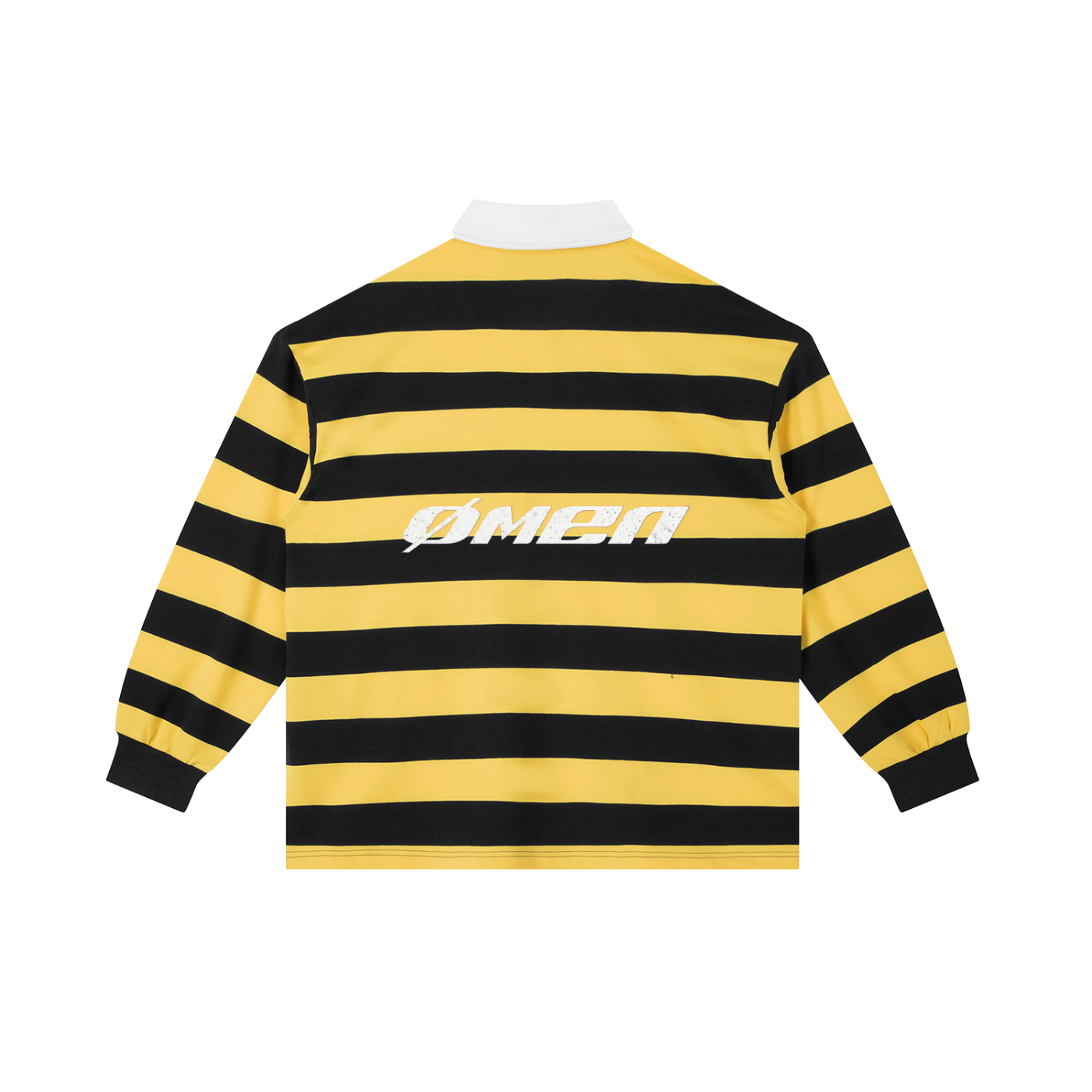 ØMEN STUDIOS Striped Rugby Shirt