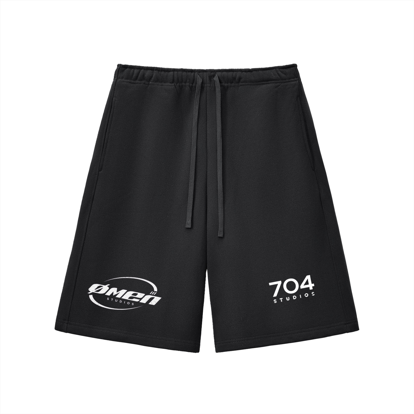 "OMEN STUDIOS" Heavyweight Long Fleece Shorts