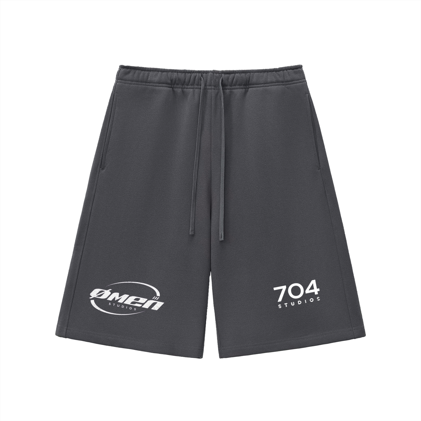 "OMEN STUDIOS" Heavyweight Long Fleece Shorts