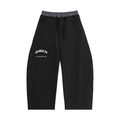 Plaid Waistband Barrel Sweatpants