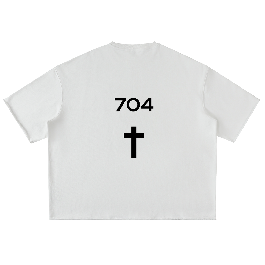 Washed Rolled Hem Half Sleeve T-Shirt
